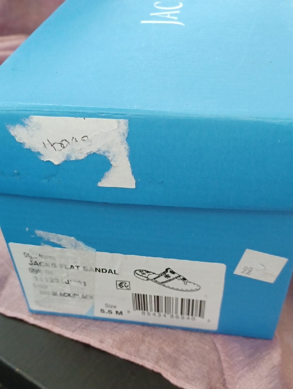 Jack Rogers Jack's Flat Sandal NIB - Picture 6 of 7
